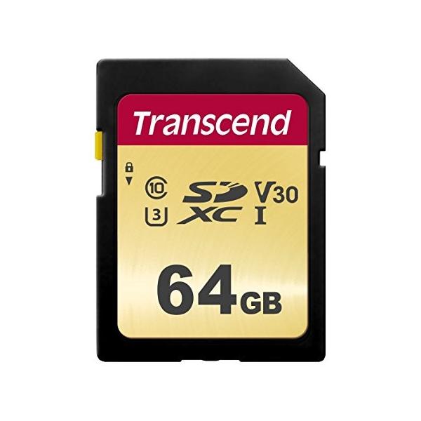  gZh SDXCJ[h 64GB : TS64GSDC500S UHS-I U3 MLC lR|X rfIXs[hNXV30