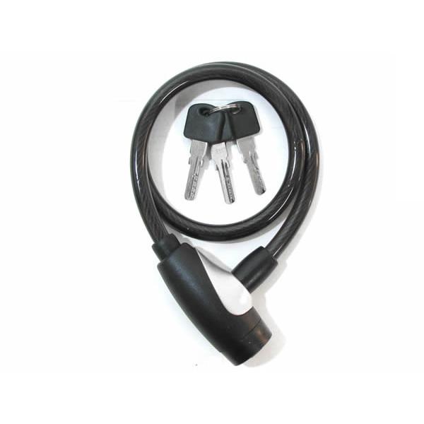 【即配】ワイヤー錠 #55342 10×60 ブラック TOP トップ　自転車用ワイヤー錠 爆買