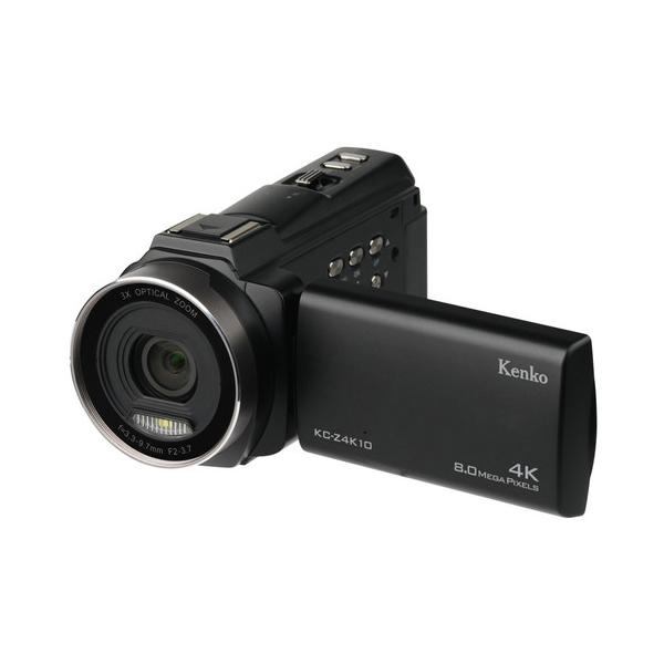 【三脚/インナーBOX S/SD8GB付】【即配】KC-Z4K10  デジタルビデオカメラ ケンコー KENKO　【送料無料】4Kビデオカメラ ムービーカメラ入門機 かんたん エントリー 初心者用 ギフト プレゼント