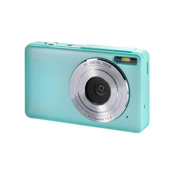 【即配】KC-AF11 GR グリーン  Kenko デジタルカメラ ★microSDHC8GB付★ ケンコートキナー KENKO TOKINA【送料無料】デジカメ入門機 かんたん エントリー 初心者用 ギフト プレゼント 爆買