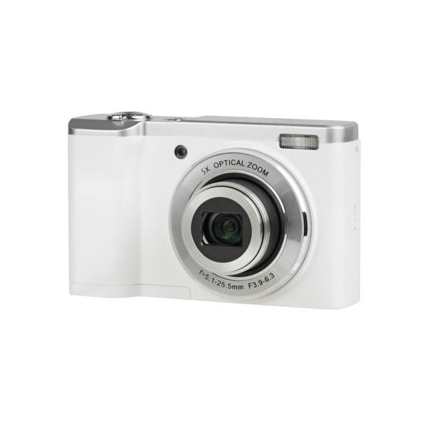 【即配】KC-ZM08 WH ホワイト デジタルカメラ ★microSDHC8GB付★ ケンコー KENKO　【送料無料】デジカメ入門機 かんたん エントリー 初心者用 ギフト プレゼント 爆買