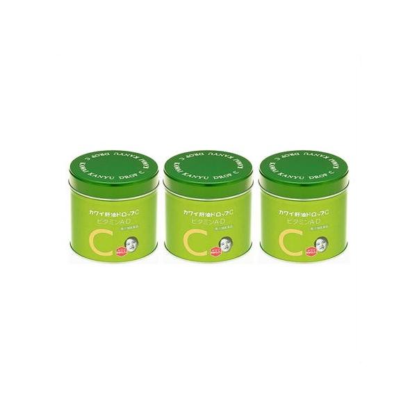 送料無料 【第(2)類医薬品】［3個セット］カワイ肝油ドロップC