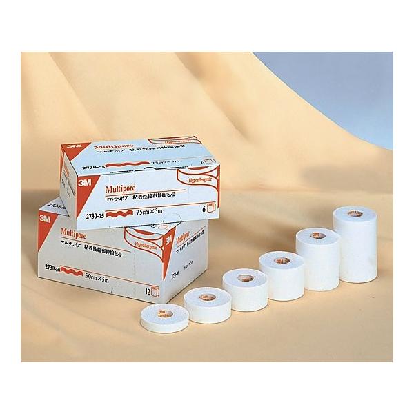スリーエム マルチポアtm粘着性綿布伸縮包帯 バースデー 記念日 ギフト 贈物 お勧め 通販 2730 100 6巻入 幅100mm 5m