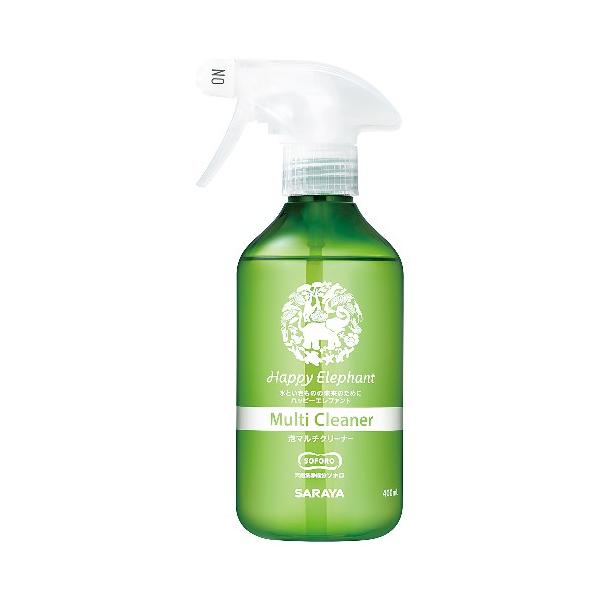ハッピーエレファント泡マルチクリーナー（本体） （400ml） 【サラヤ】