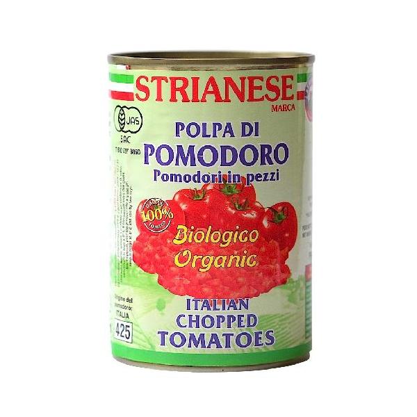 ■商品名：有機トマト缶（カット）■内容量：400g■賞味期間：36ヶ月■メーカー：アルマテラ■原材料：有機トマト、有機トマトジュース■商品詳細：果肉は厚くジューシーで美しい赤色が特徴のクエン酸不使用カットトマト缶です。トマト農家が作ったトマ...