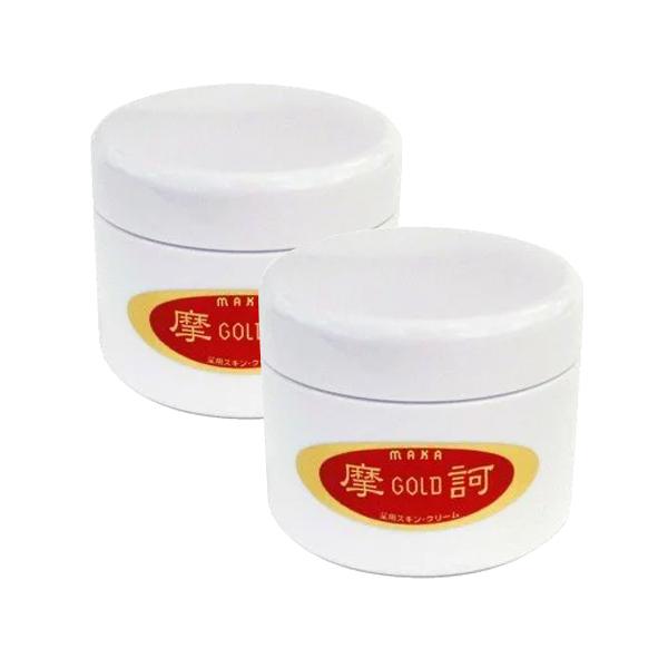 【予約品】摩訶 ゴールドクリーム 100g×2個セット+10g×1個 【漢方堂本舗】※３月中旬入荷予定 ※入荷次第発送　※送料無料（一部地域を除く）