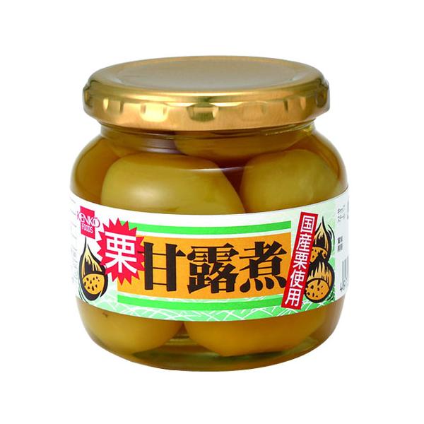 ■商品名：栗甘露煮■内容量：250g■賞味期限：2年■メーカー：健康フーズ■原材料：栗（国産）、砂糖／クチナシ色素■商品詳細：国産の良質な栗を手むきし、北海道産の砂糖で味付けをして丹念に炊きあげた栗の甘露煮です。