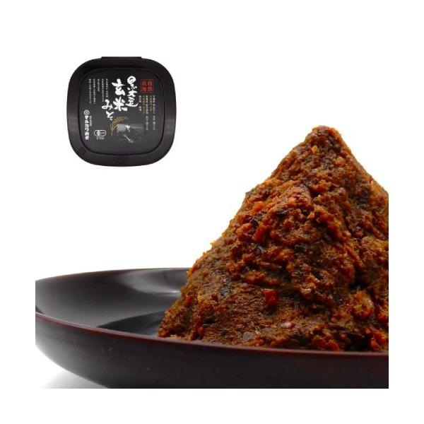 自然栽培 黒大豆玄米みそ （400g） 【有機JAS認定】 【マルカワみそ】※キャンセル不可