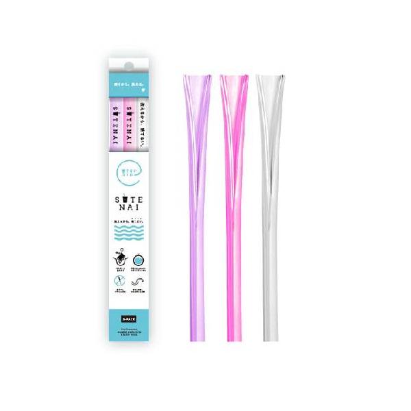 ■商品名：SUTENAI（ステナイ）シリコンストロー（STN-M003）■カラー： MIX（PP-SC／MG-SC／WH-SC）■内容量：3本セットコネクターなし■メーカー：カノン■原材料：シリコーンゴム■耐熱温度：220°C■サイズ：直径...