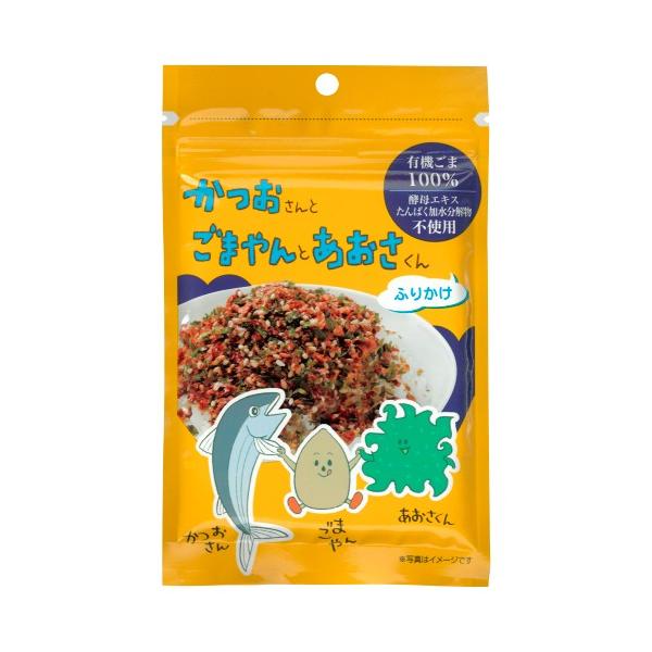 【ゆうパケット対応】かつおさんとごまやんとあおさくんふりかけ （30g） 【和田萬】
