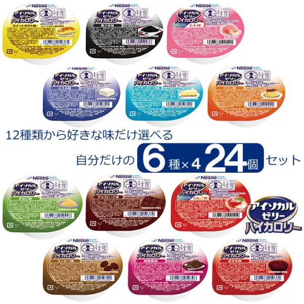 Nestle Health Science 介護食 アイソカルゼリー ハイカロリー 24個