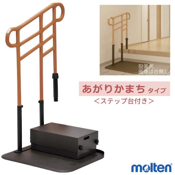ルーツ あがりかまちタイプH型 ステップ台付 両手手すり ルーツ あがりかまちタイプ(両手すり/高さH型/ステップ台付)｜BASE