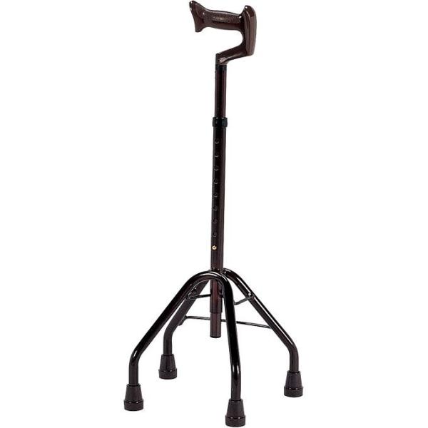 杖、ステッキ 杖 ステッキ オールアルミ4点支持杖 赤井 2822 2823 UL-326100