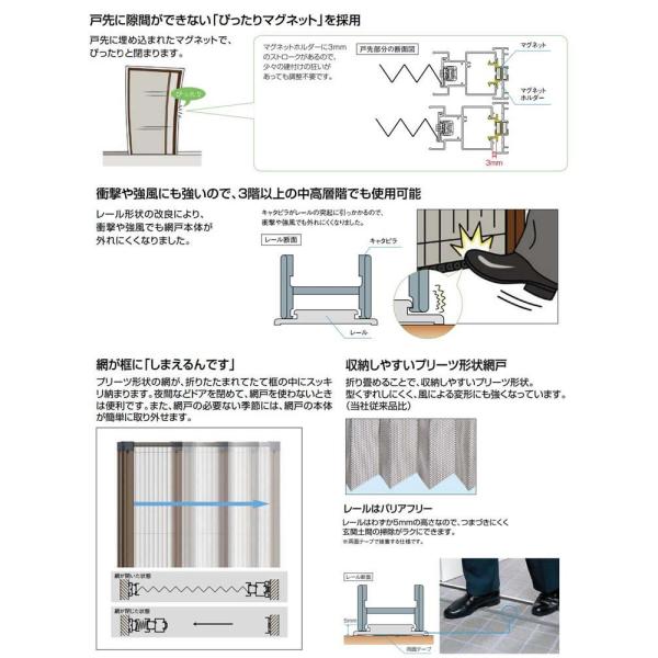 Lixil 玄関 勝手口用網戸 しまえるんですa 片開き用 幅500 940 高さ61 2240 玄関 網戸 リクシル リフォーム Diy Buyee Buyee Japanese Proxy Service Buy From Japan Bot Online