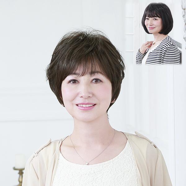 おしゃれ 帽子 ウィッグ 快適生活 サッとかぶるだけ！「帽子ウィッグ