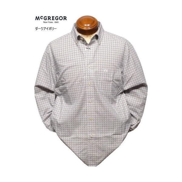 マクレガー 形態安定ボタンダウン長袖シャツ M.L.XL メンズ 111176601 形態安定加工 ノーアイロン 家庭洗濯可 長袖シャツ McGREGOR