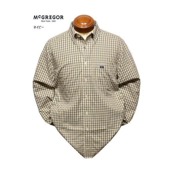マックレガー 形態安定ボタンダウン長袖シャツ M.L.XL メンズ 111176601 形態安定加工 ノーアイロン 家庭洗濯可 長袖シャツ McGREGOR