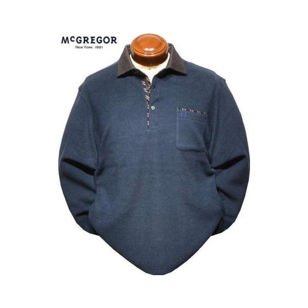 マックレガー McGREGOR 襟付き 長袖 未使用品 タグ付き McGREGOR（マックレガー） 長袖ポロシャツ L メンズ 111614606 日本製