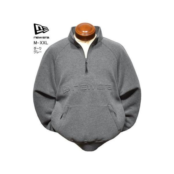 ニューエラ ハーフジップトレーナー M.L.XL メンズ 15129439 15129440 3L 撥水 トレーナー スウェット スウェットシャツ ニューエラゴルフ NEW ERA NEWERA