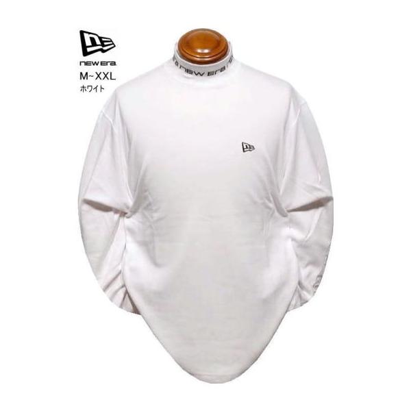ニューエラゴルフ 長袖モックネックシャツ M.L.XL.XXL メンズ 15129478 15129479 15129480 15129481 裏起毛 保温 3L 長袖ポロ 長袖シャツ NEW ERA NEWERA