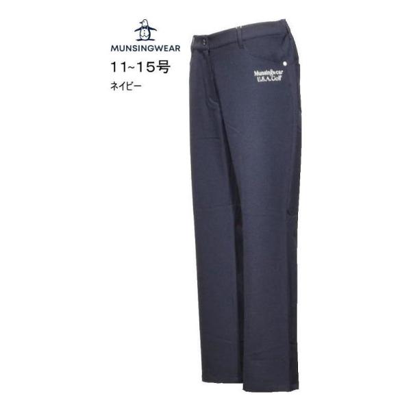 マンシングウェア パンツ 11.13 レディース MG6FLP32L 丈直し不要 家庭洗濯可 ストレッチ チノパン ジーンズ ジーパン 9分丈パンツ 2026年秋冬新作