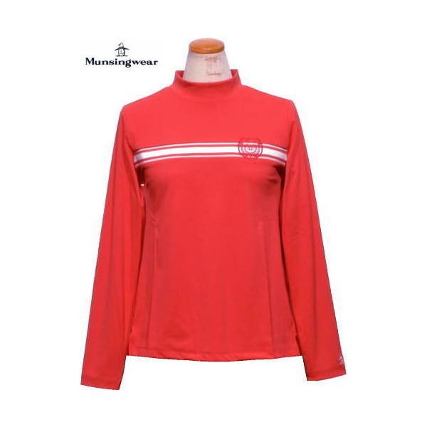 Munsingwear マンシング モックネック長袖シャツ レディース