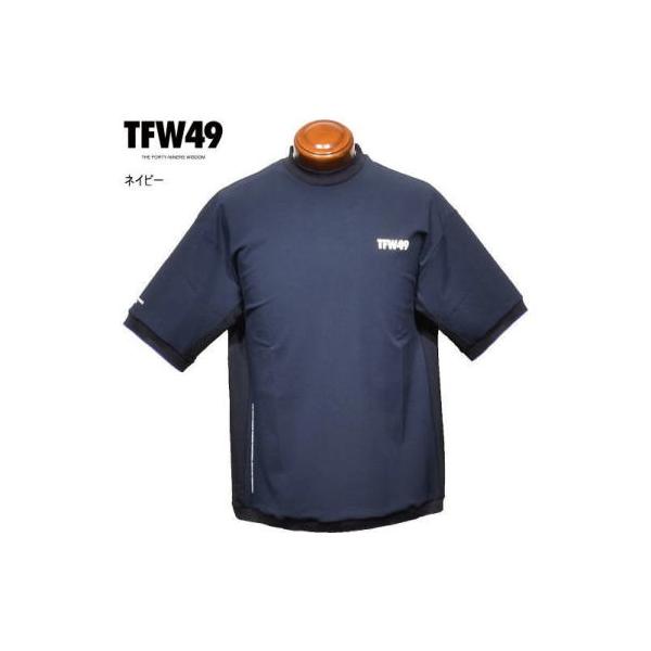 TFW49 モックネック半袖シャツ M.L.XL. メンズ T102610031 日本製 袖下