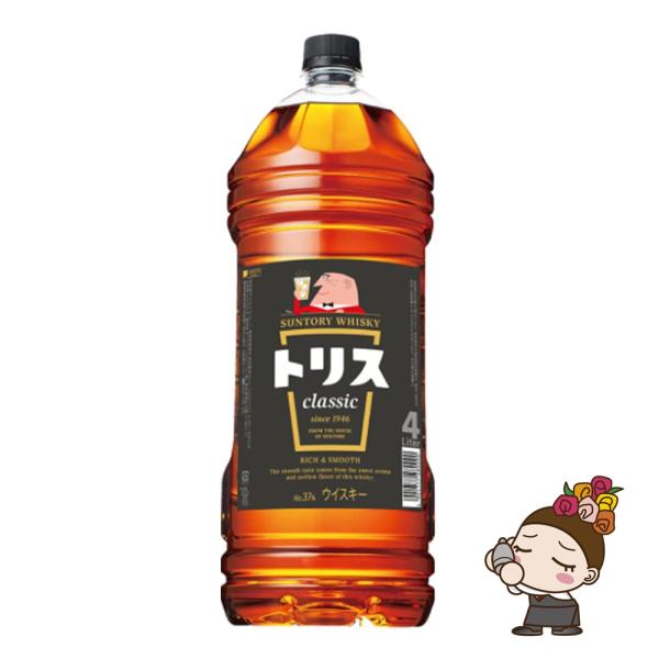サントリー トリス 4L 37度 ウイスキー 4000ml ペット