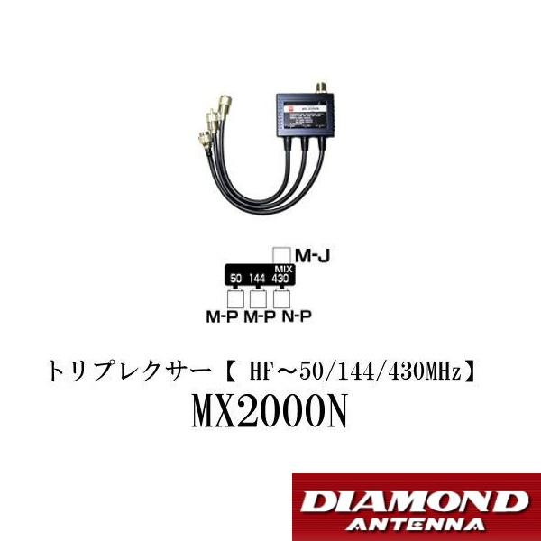 第一電波工業 MX2000N ダイヤモンド トリプレクサー (HF〜50/144