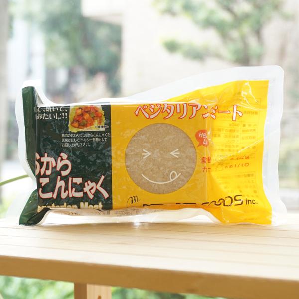 ■揚げる、焼くで、まるでお肉のような不思議な食感■岩手産白目大豆を使ったおから、群馬産こんにゃく粉、国内産やまいも使用【内容量】340g【原材料】おから(岩手産)、こんにゃく粉(群馬産)、やまいも(国内産)、水酸化カルシウム※商品画像内の記...