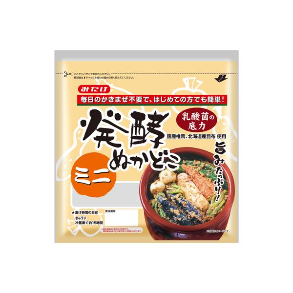 発酵ぬかどこ 500g みたけ食品 特許製法により毎日のかき混ぜが不要北海道産昆布・国産椎茸・米こうじの旨みたっぷり