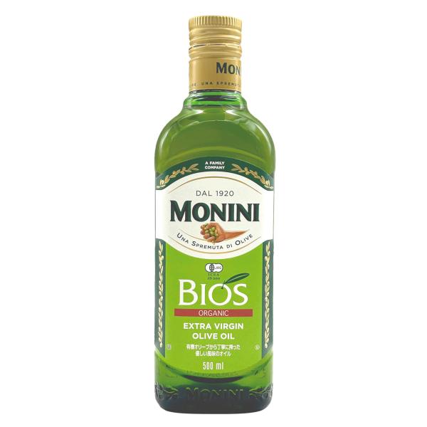 モニーニ オーガニック EXVオリーブオイルBIOS 500ml ウィズメタックフーズ