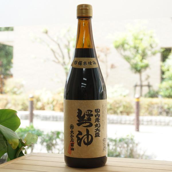 国内産丸大豆 醤油/720ml 大正屋醤油店