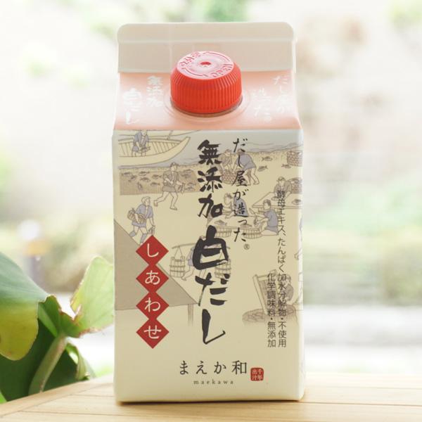 他サイト： だし屋が造った 無添加 白だし(しあわせ)/300ml　マエカワテイストの商品画像
