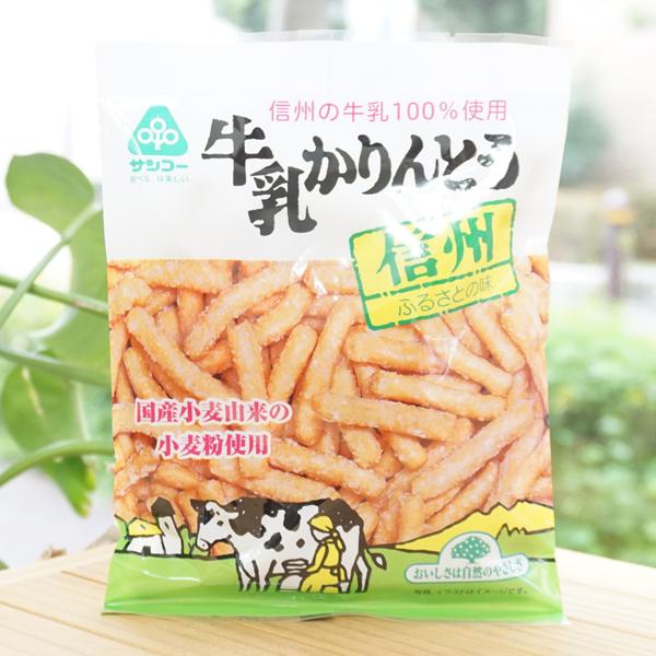 ■小麦粉は国内産を100%使用しています。■水を使用せず、牛乳だけで生地を練りこみました。■揚げ油は米油を使用しています。【原料名】小麦粉（小麦（国産））、砂糖（てん菜（国産））、牛乳（生乳（長野県産））、植物油脂（米油）、加糖れん乳、水飴...