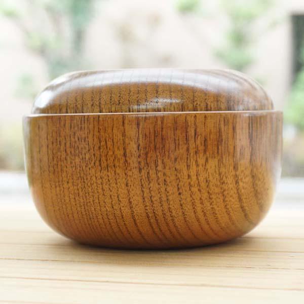 YOKOHAMA WOOD TOMATO畑　くり抜き２段弁当箱　ナツメうるし塗り YOKOHAMA WOOD TOMATO畑 くり抜き2段弁当箱 ナツメうるし塗り
