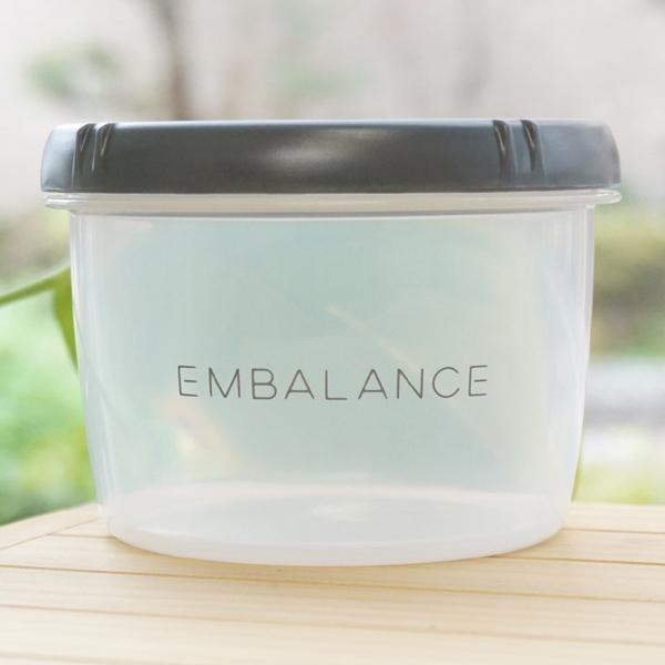 エンバランス ラウンドコンテナ グレー 6点 EMBALANCE ラウンドコンテナ (M) グレー エンバランス EMBALANCE ROUND