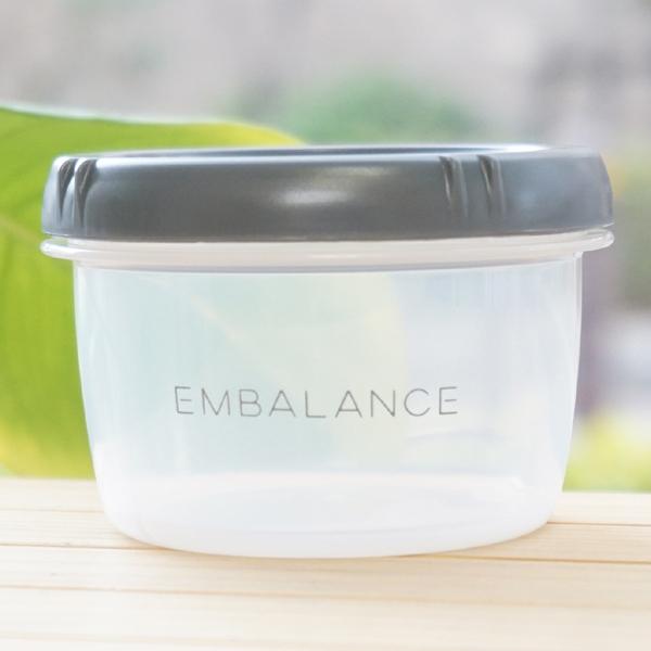 EMBALANCE ラウンドコンテナ (S) グレー エンバランス EMBALANCE ROUND