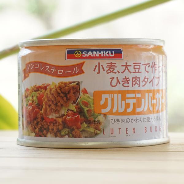 「三育 グルテンバーガー」は、ノンコレステロールの植物性たんぱく食品です。小麦と大豆に本醸造しょうゆ、植物油脂、酵母エキスを加え、ひき肉状に加工したもので、和、洋、中いずれにも料理の素材として自由に味付けができます。大豆蛋白は卵・牛乳に匹敵...