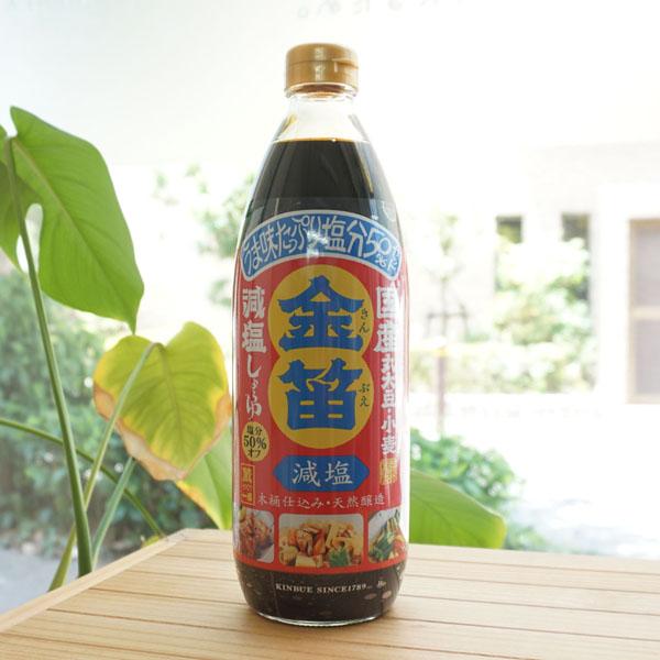 蔵づくり一番 金笛 減塩醤油 1L 笛木醤油　ゆっくり仕込んでうま味そのまま