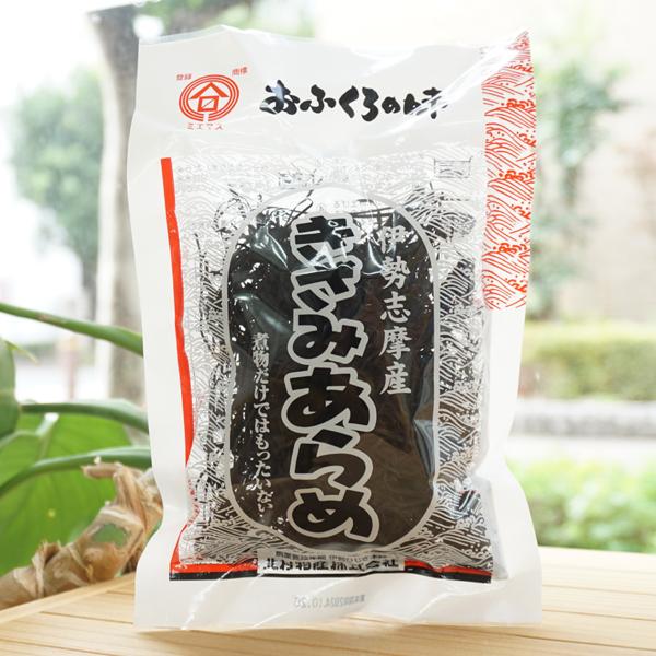 ■あらめは太古の昔より日本の食卓に上っていた海藻です。アワビやウニの餌として繁茂地で保護され、今では三重県伊勢志摩産がほとんどです。■あらめは水面下３〜５メートルくらいの所に生育しており、３年〜４年目くらいの成熟したものを、海女さんが潜って...