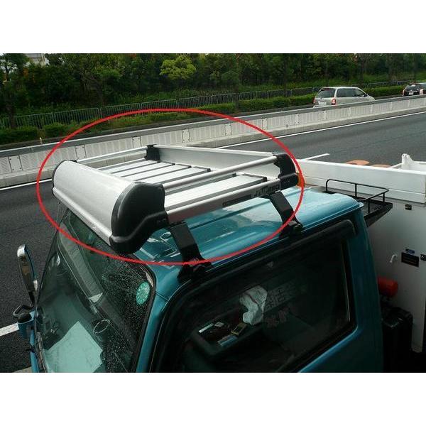 キャリア　　2トン車用だと 日本ボデーパーツ工業 2tワイド用 アルミルーフキャリア : トラック