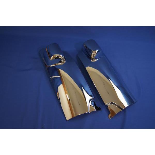 日野自動車 エアループデュトロワイドビュー標準用メッキコーナー