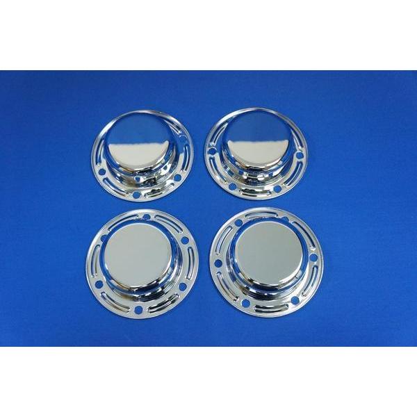 プロフィアテラヴィ低床用フロントメッキハブキャップフロント4枚