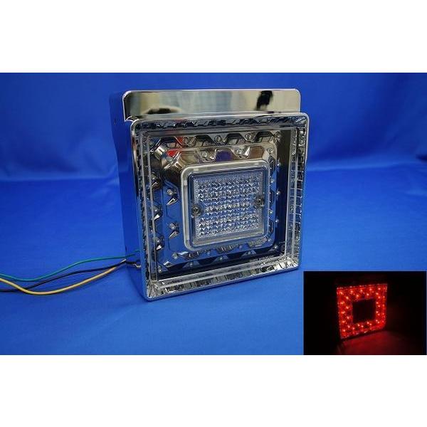 JB 角型LEDテール JB 角型LEDテールランプ 単体 赤／白 補修用 - トラックボディ