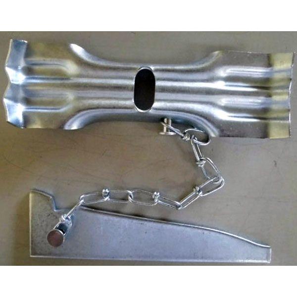 【SALE／10%OFF KKL座金（角パイプのクサビ式・ダブル部分で使用）100個入 健康アクセサリー