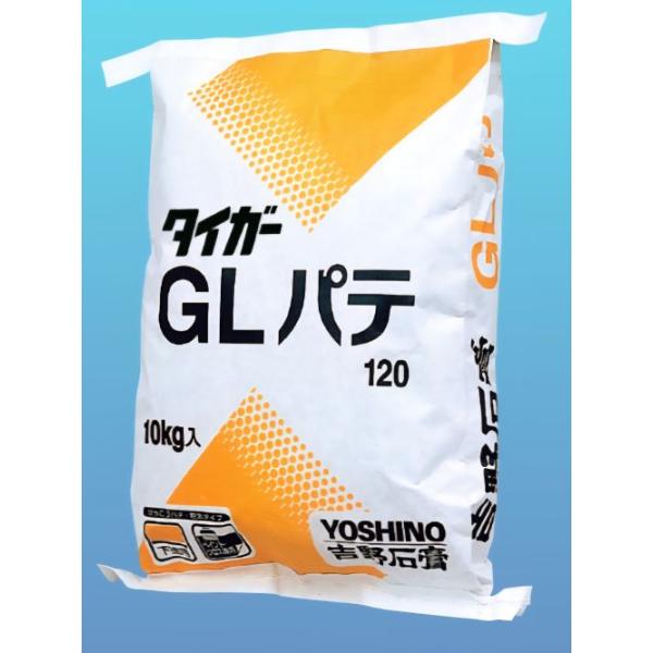 GLパテ１２０（１２０分）１０ｋｇ袋 吉野石膏社製品【 ボード下地処理にヤセが少ない汎用タイプのせっこうパテ】