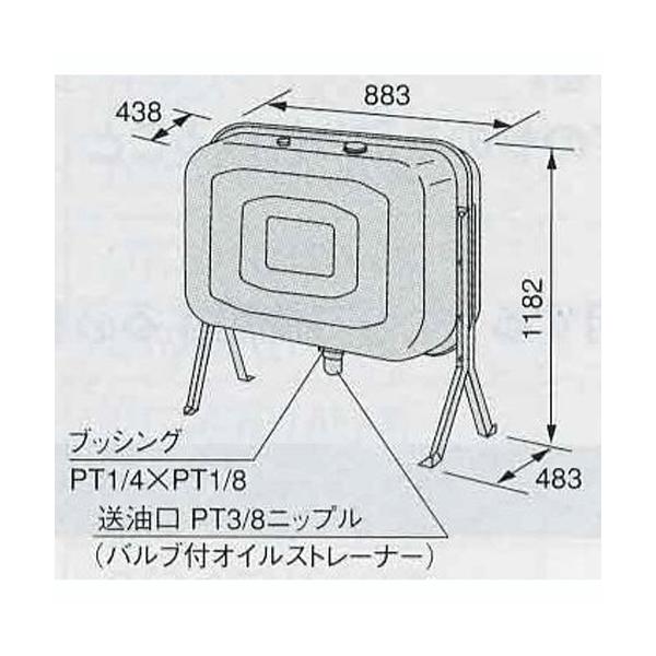 ノーリツ 石油給湯器用オイルタンク FT-201S 容量187リットル ノーリツ 石油給湯器用オイルタンク FT-201S 容量187リットル