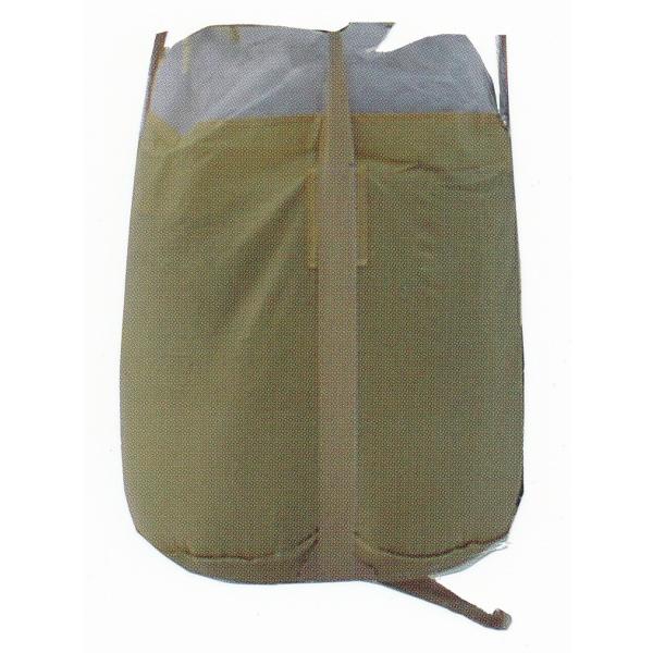 ○特長○■１トンの丸型■排出口無し■反転ベルト付き○用途○強力生地を使用、強度は抜群。紫外線劣化防止剤添加。作業用品／土のう・ガラ袋／大型土のう○仕様○φ１１００ｍｍＸＨ１１００ｍｍ○材質○○質量○○分類○土のう袋/土のう袋/大型