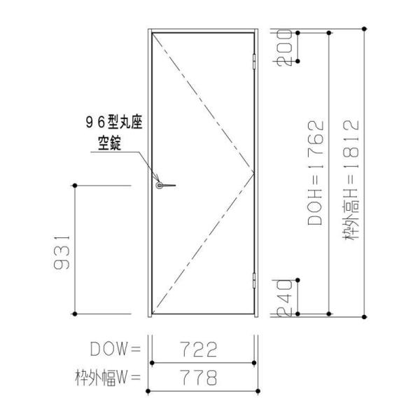 ドア ハンドル 高さ